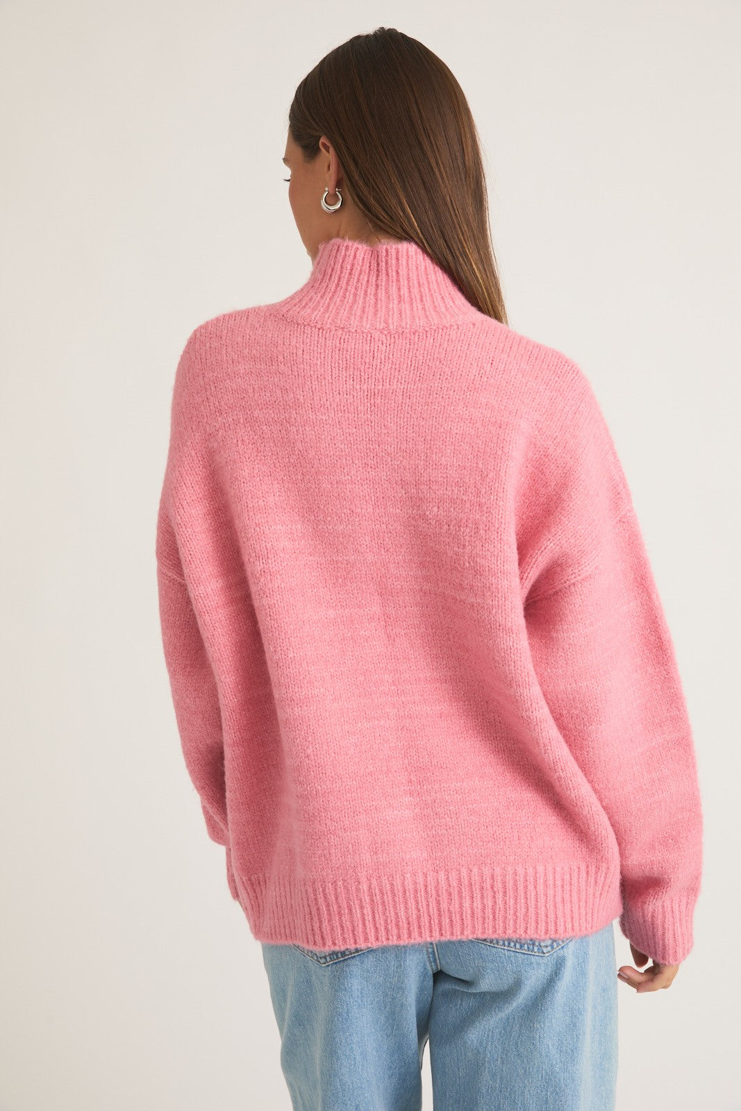 Pink Oversized Sweater