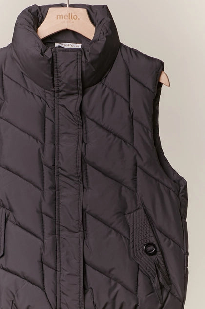 Black Puffer Vest