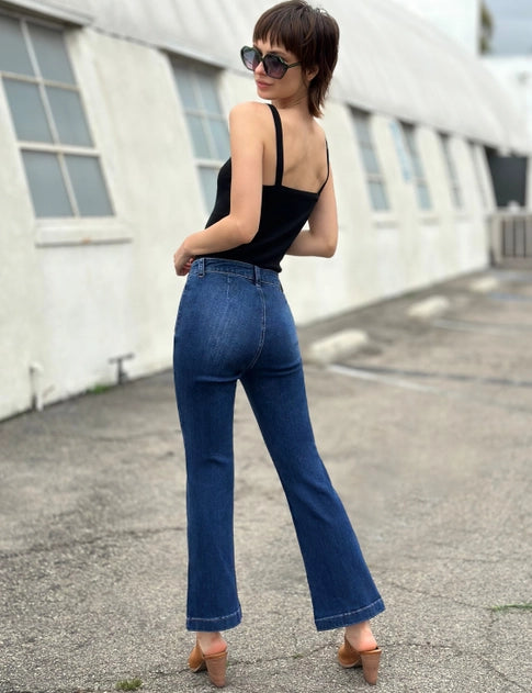 Honey Denim Flares