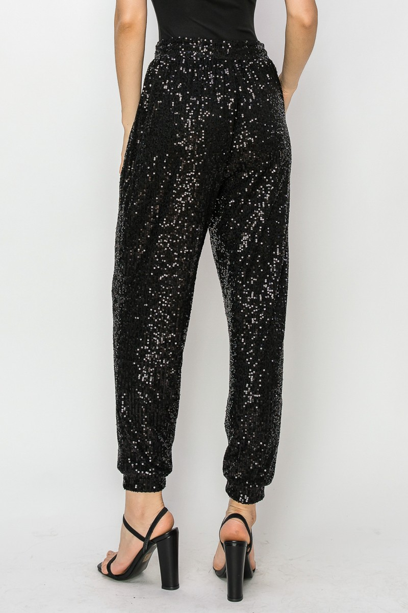 Sequin Jogger Pant