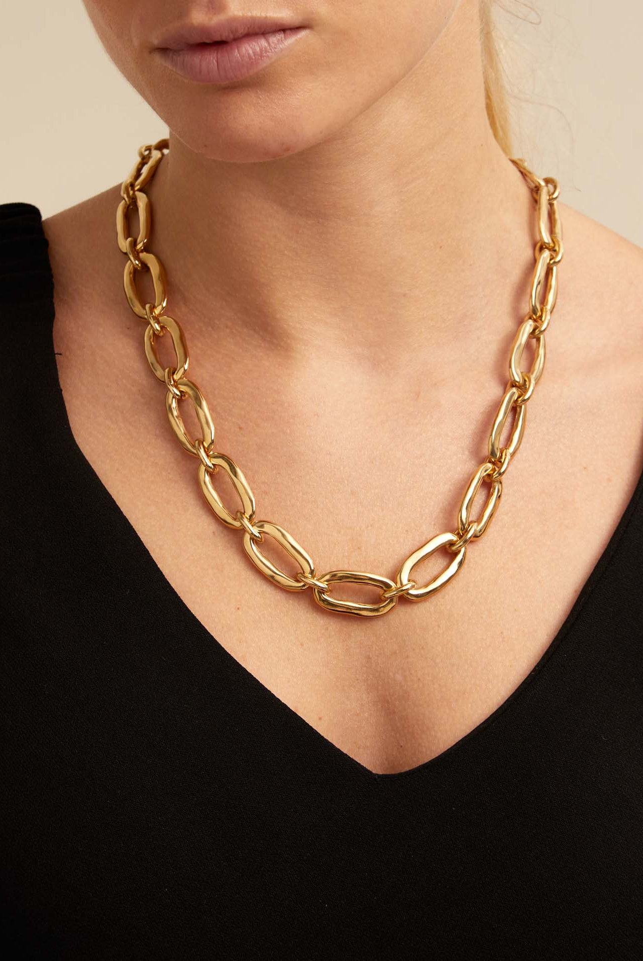 UNOde50 - Gold Link Necklace