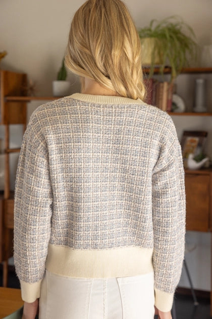 Sara Tweed Cardi