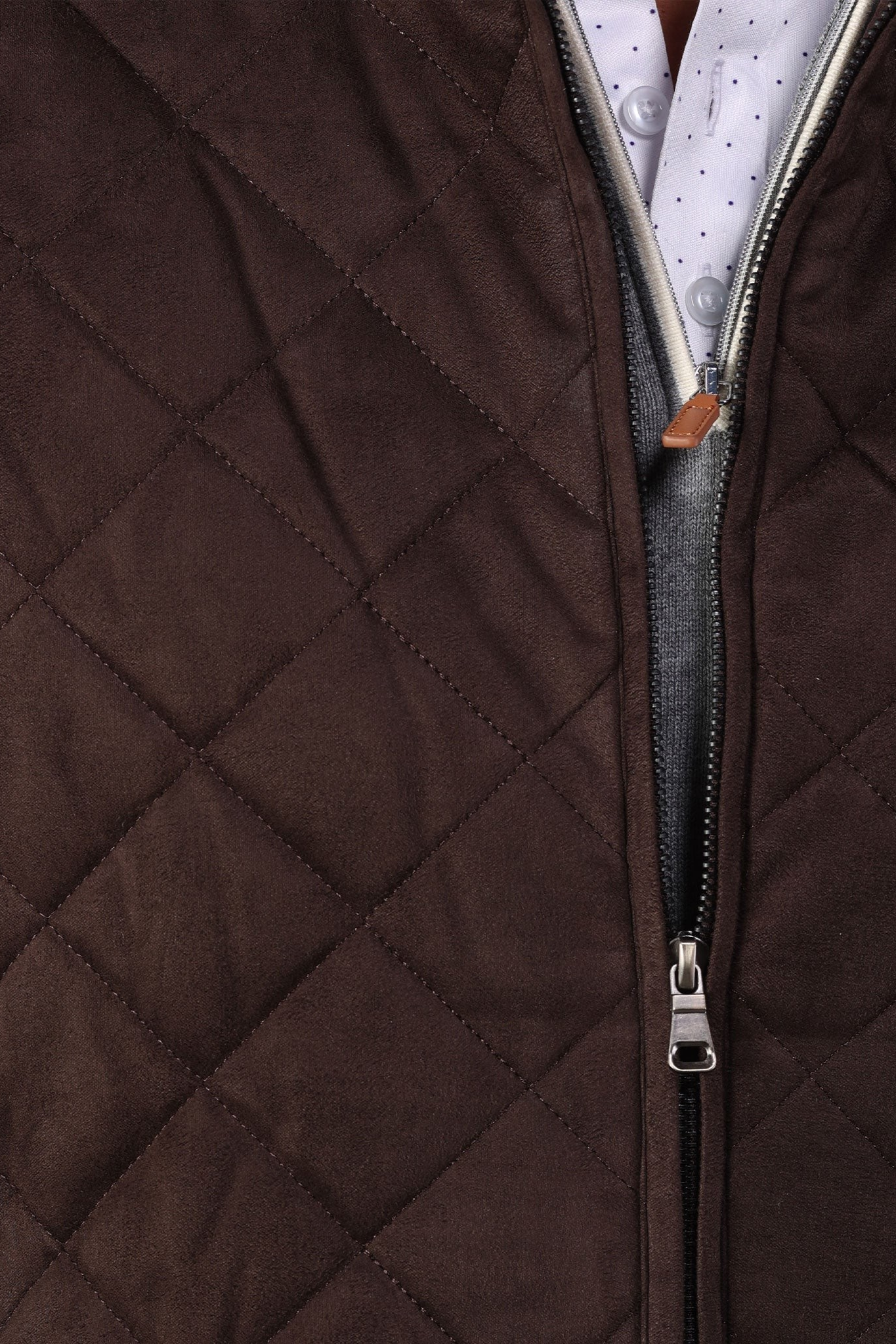 Tech Suede Quilted Vest