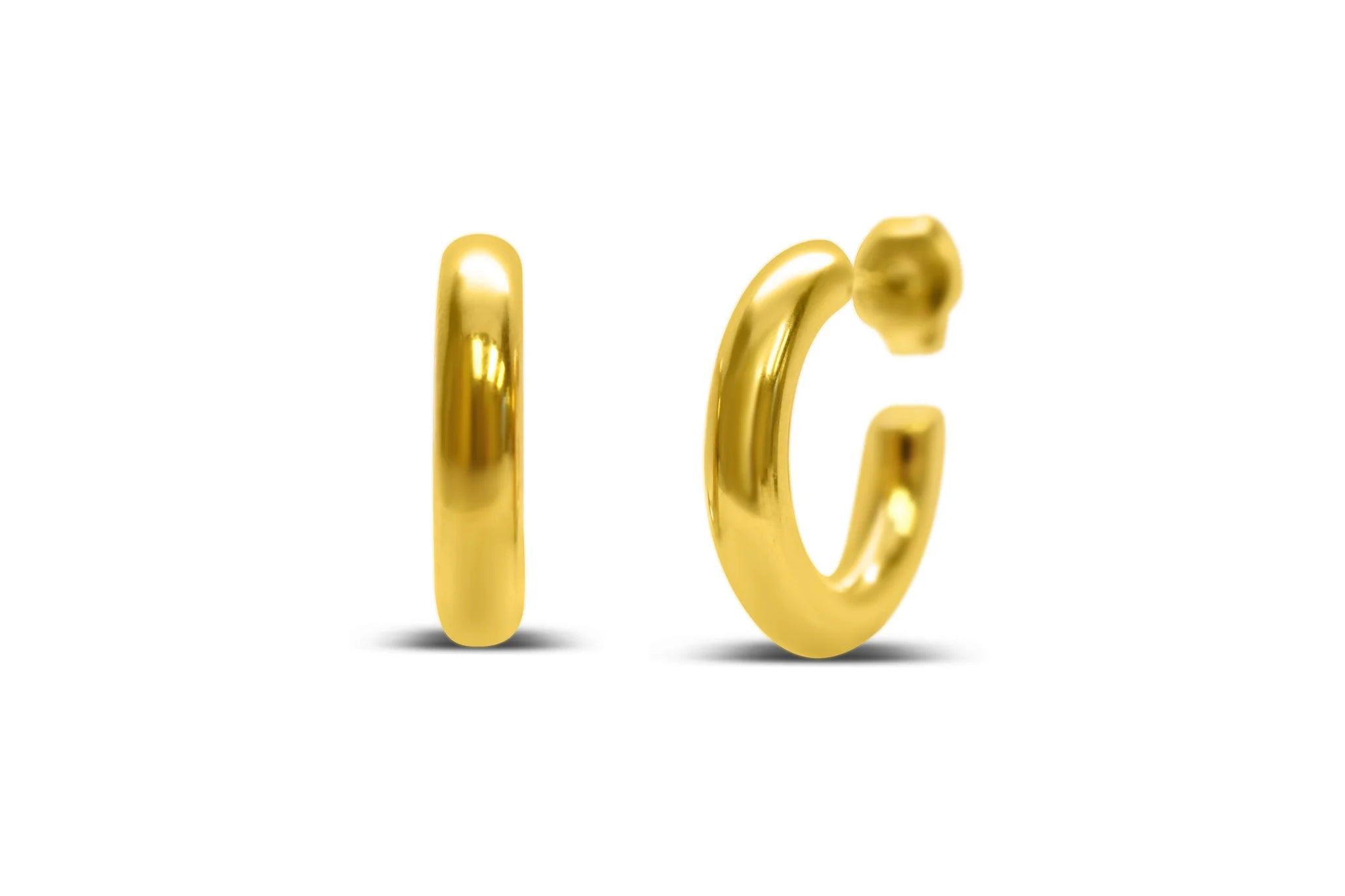 Weightless Hoops-Gold 20mm/25mm/35mm