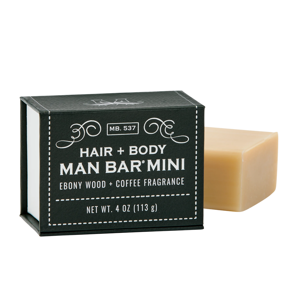 Man Bar - Ebony Wood + Coffee Hair + Body