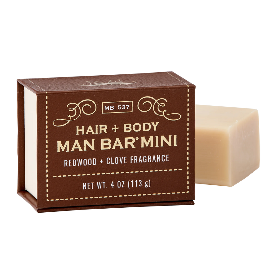 Man Bar - Redwood + Clove Hair+ Body Bar