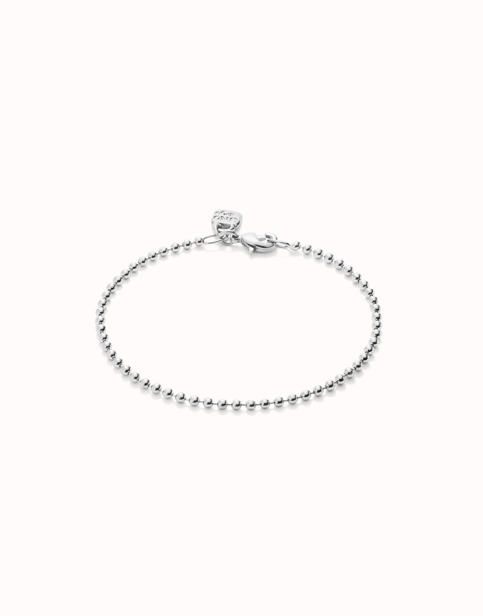 UNOde50-Silver Bead Bracelet