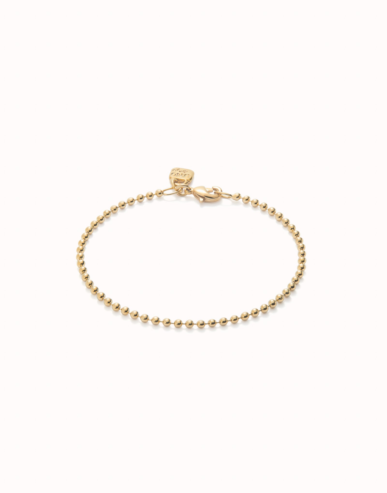 UNOde50-Gold Beads Bracelet