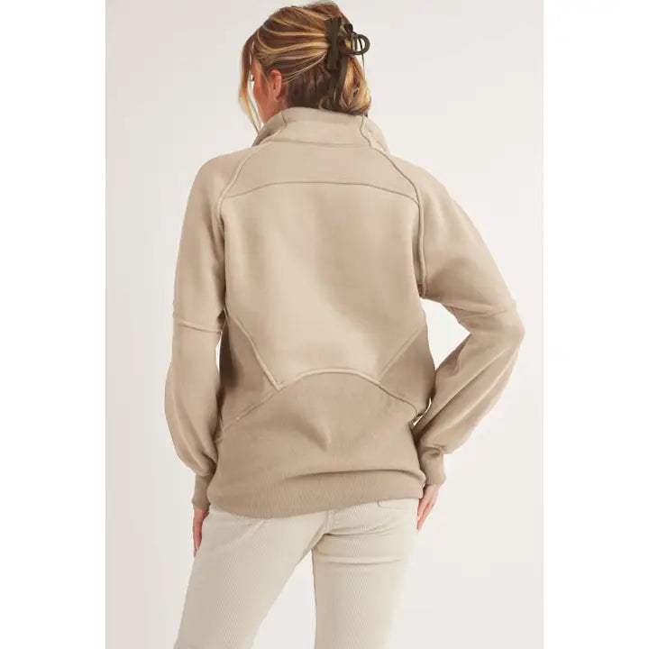 Funnel Neck Quarter Zip