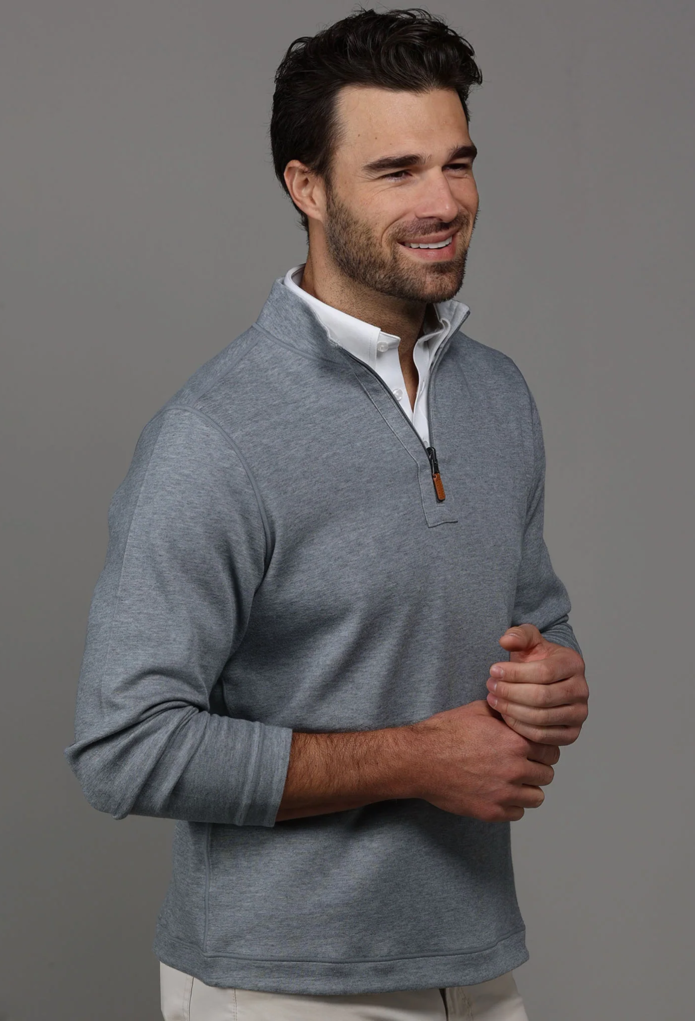 Quarter Zip Reversible Pullover