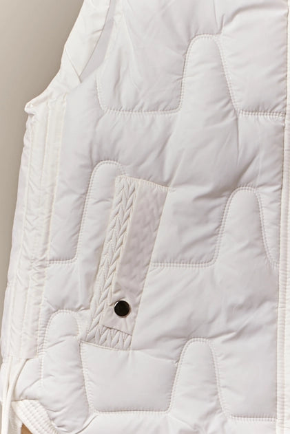 Ivory Puffer Vest