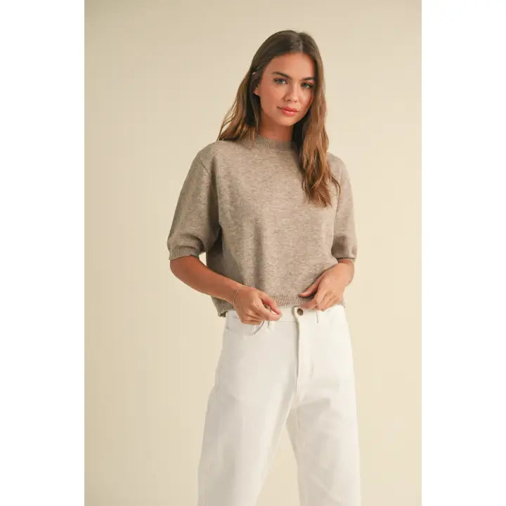 Sara Short Sleeve Sweater