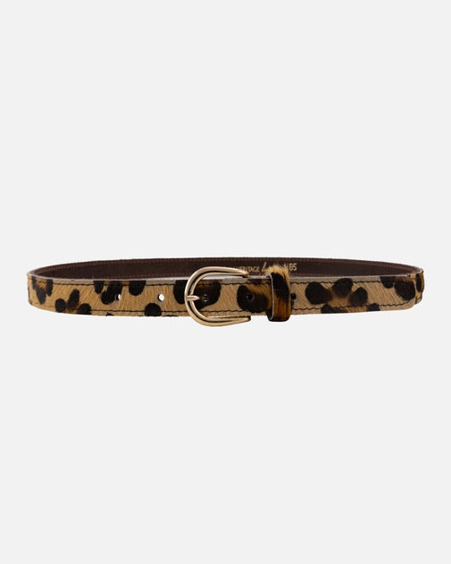 Dania Leopard Leather Belt