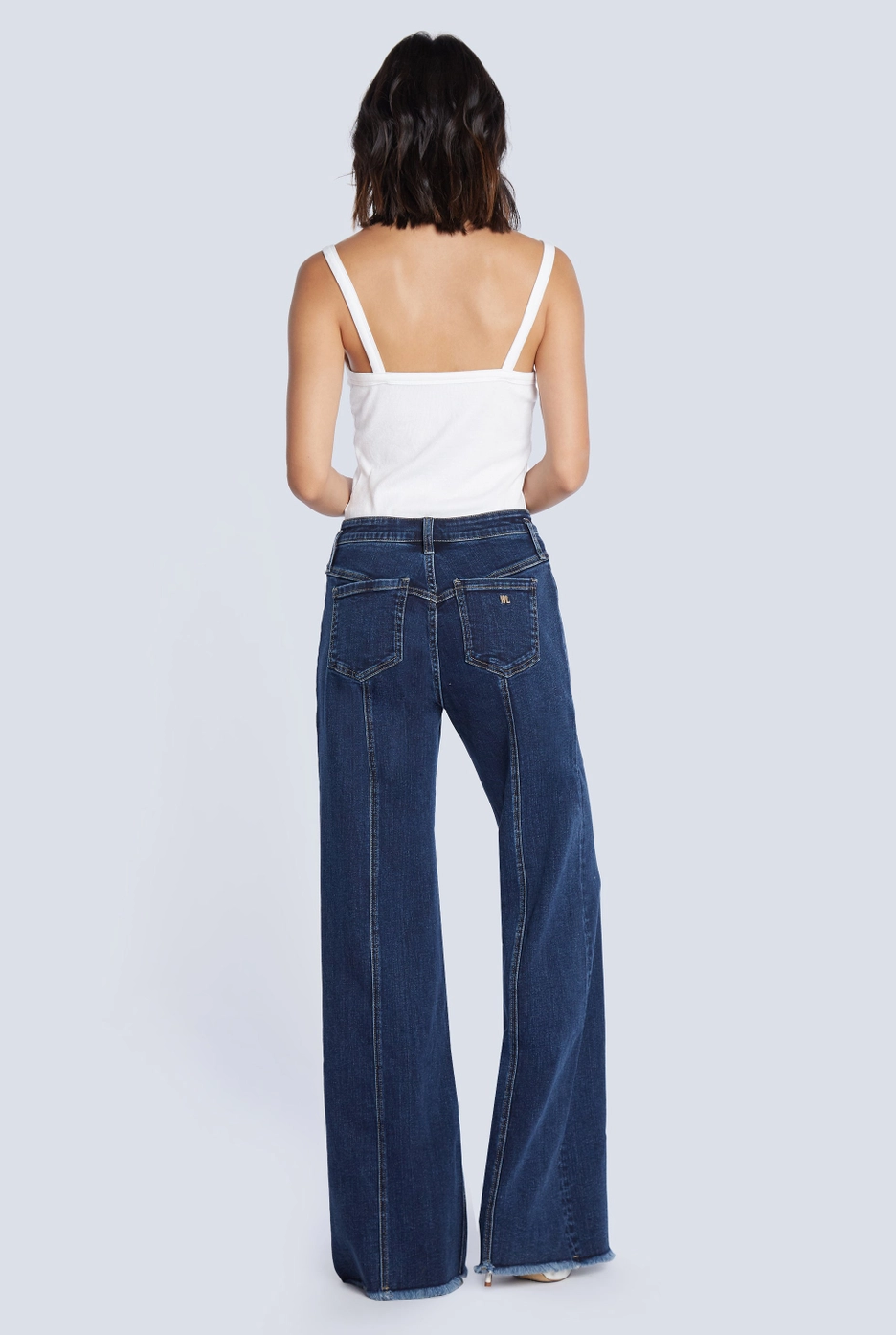 Front Slit Straight Jean