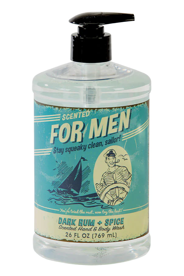 Men's Dark Rum + Spice Hand + Body Wash