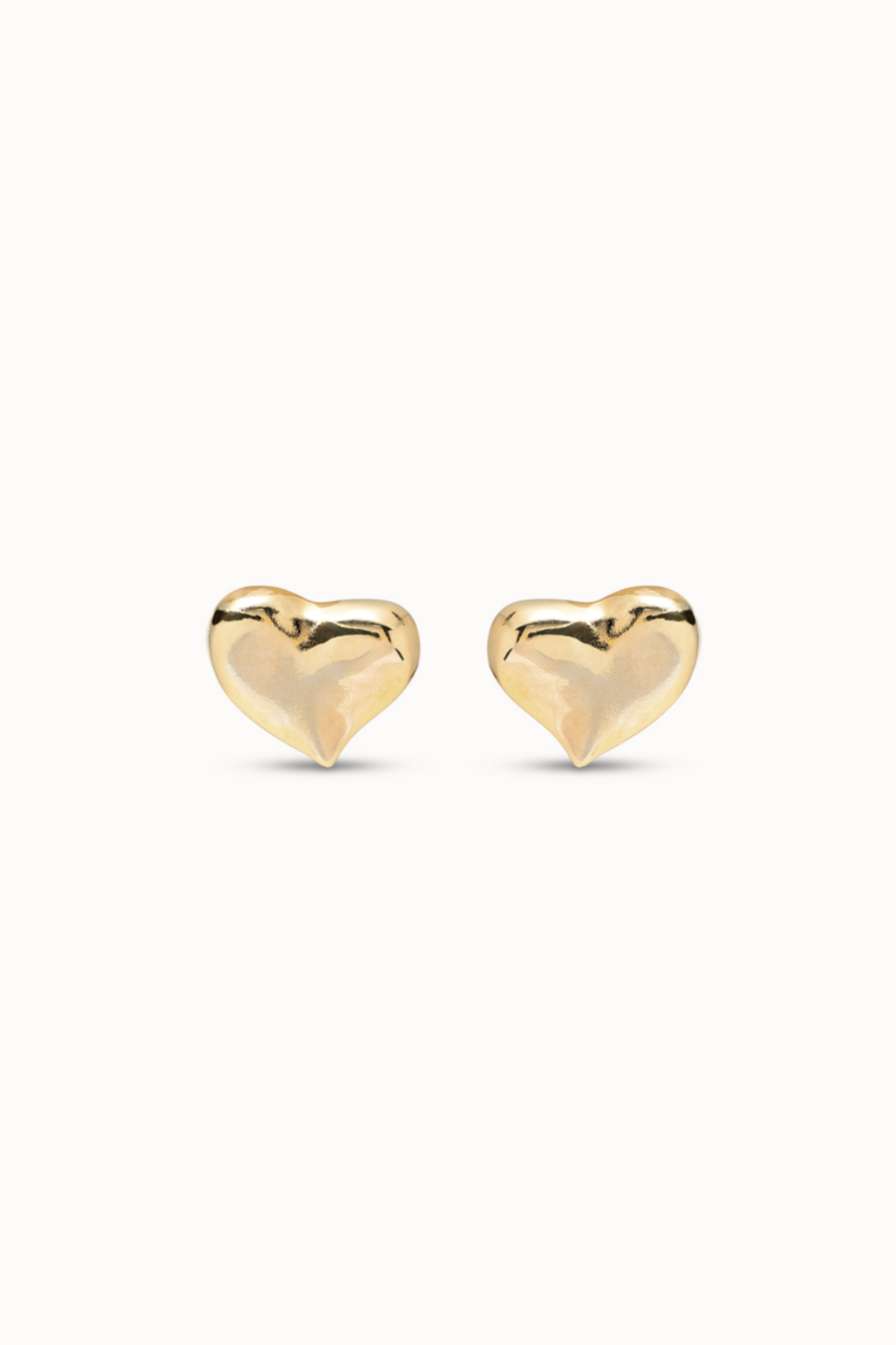 UNOde50 - Gold Heart Earrings