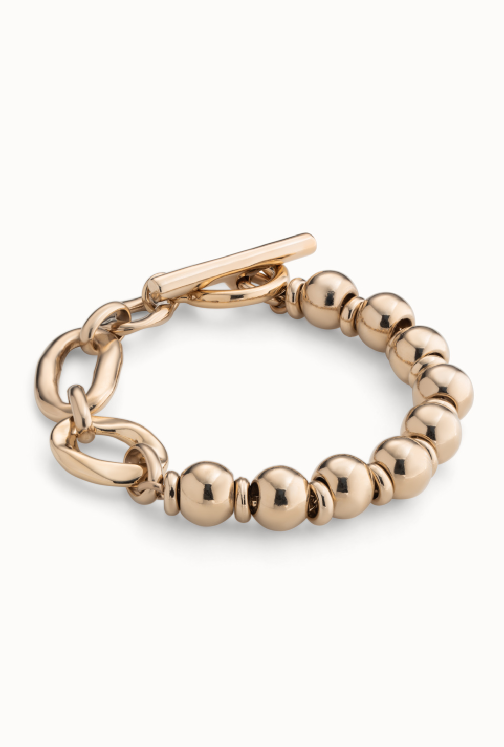 UNOde50 - Gold Cheerful Bracelet