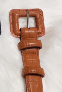 Double Loop Leather Belts