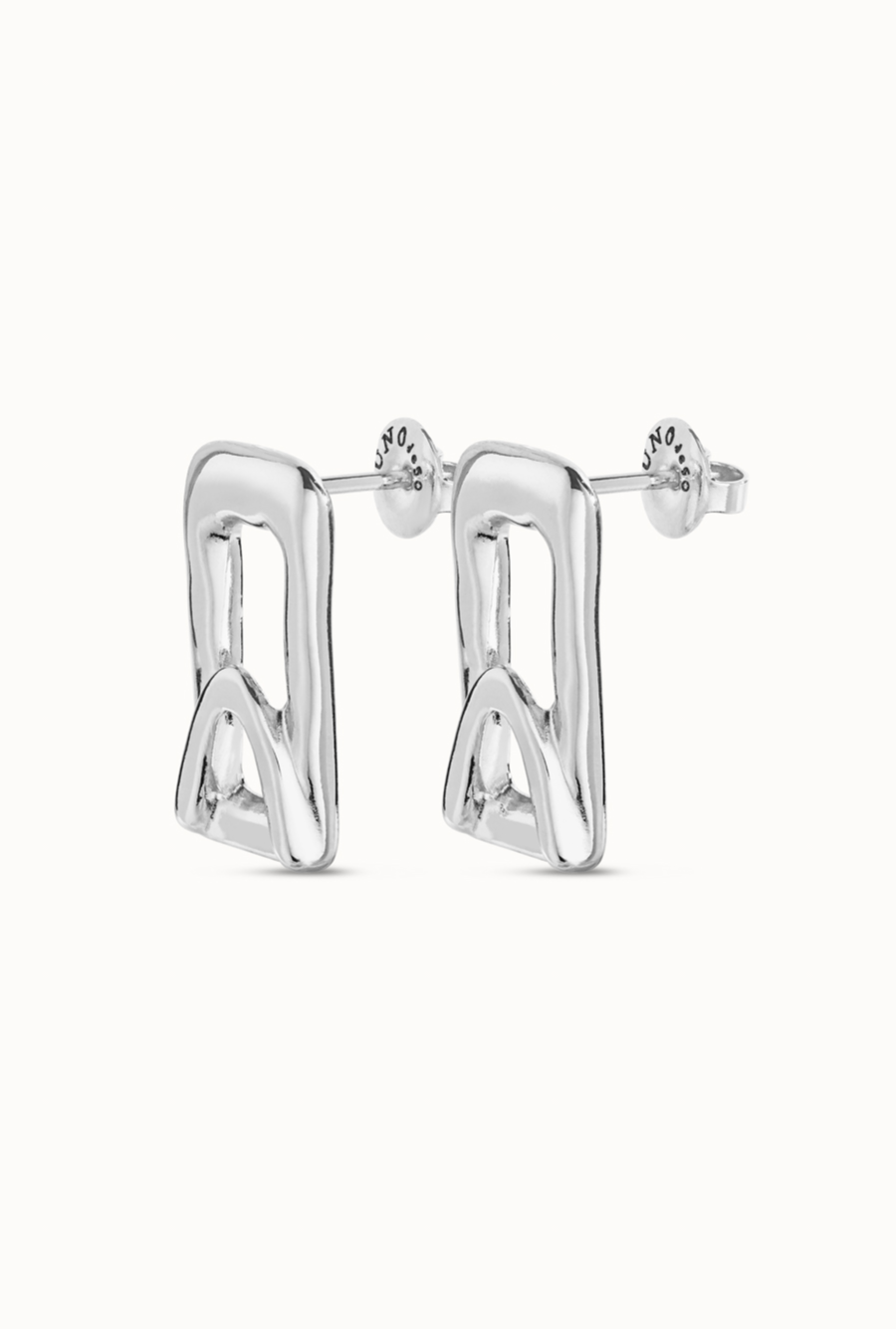 UNOde50 - Silver Stand Out Earrings