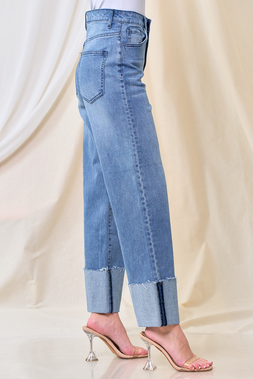 Cuffed Denim