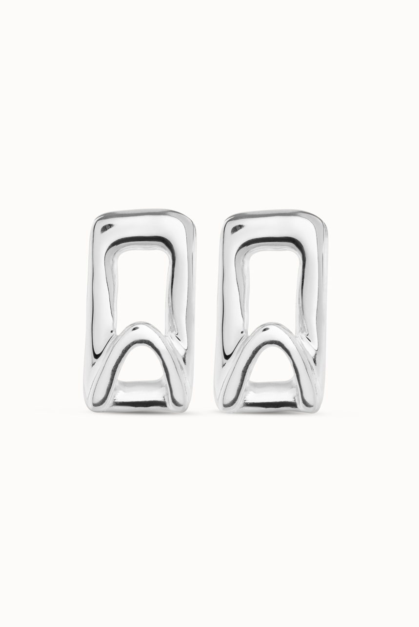 UNOde50 - Silver Stand Out Earrings