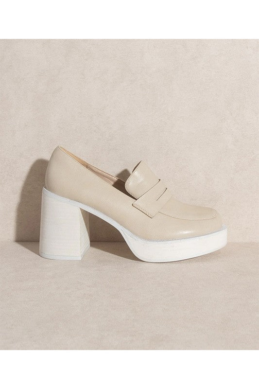 Hannah Beige Loafer