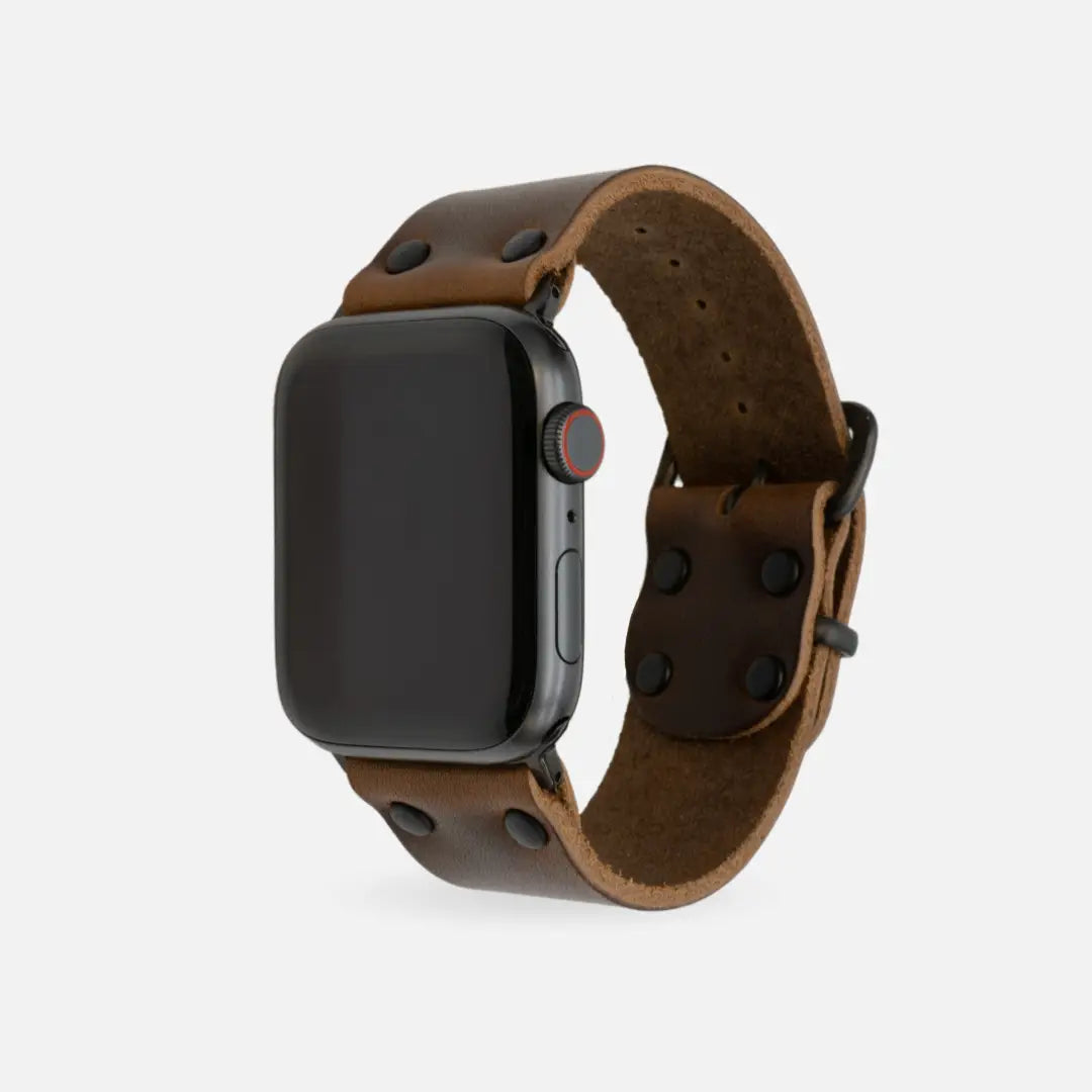 Men's Apple Leather Watch Bands