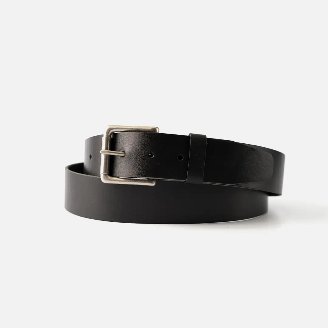 Men's Leather Belt - Black